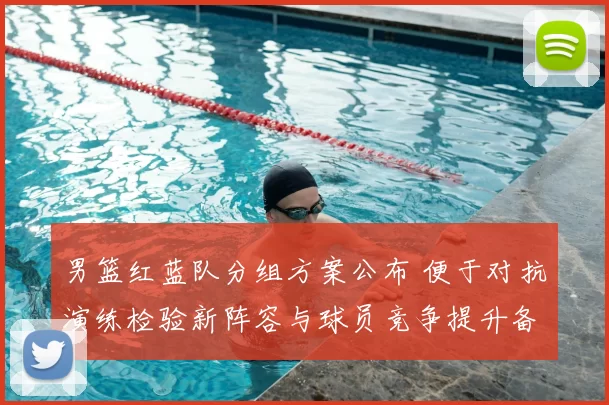 男篮红蓝队分组方案公布 便于对抗演练检验新阵容与球员竞争提升备战效果